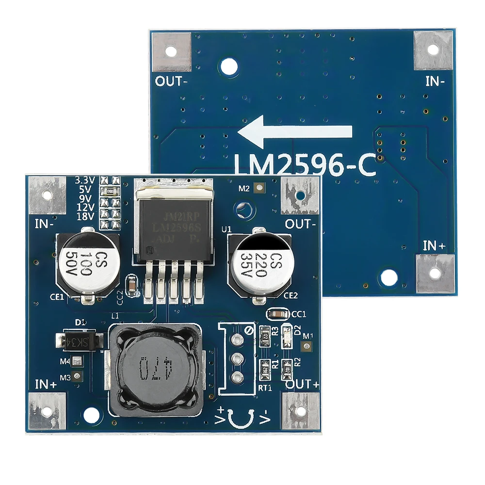 Lm2596 Einstellbares Abwärtsmodul Dc 3-40 V auf 3,3-18 V – Bild 5
