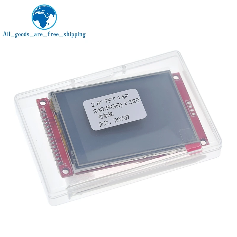 TZT 240x320 2,8" SPI TFT LCD Touch Panel Serielles Portmodul ILI9341 – Bild 6