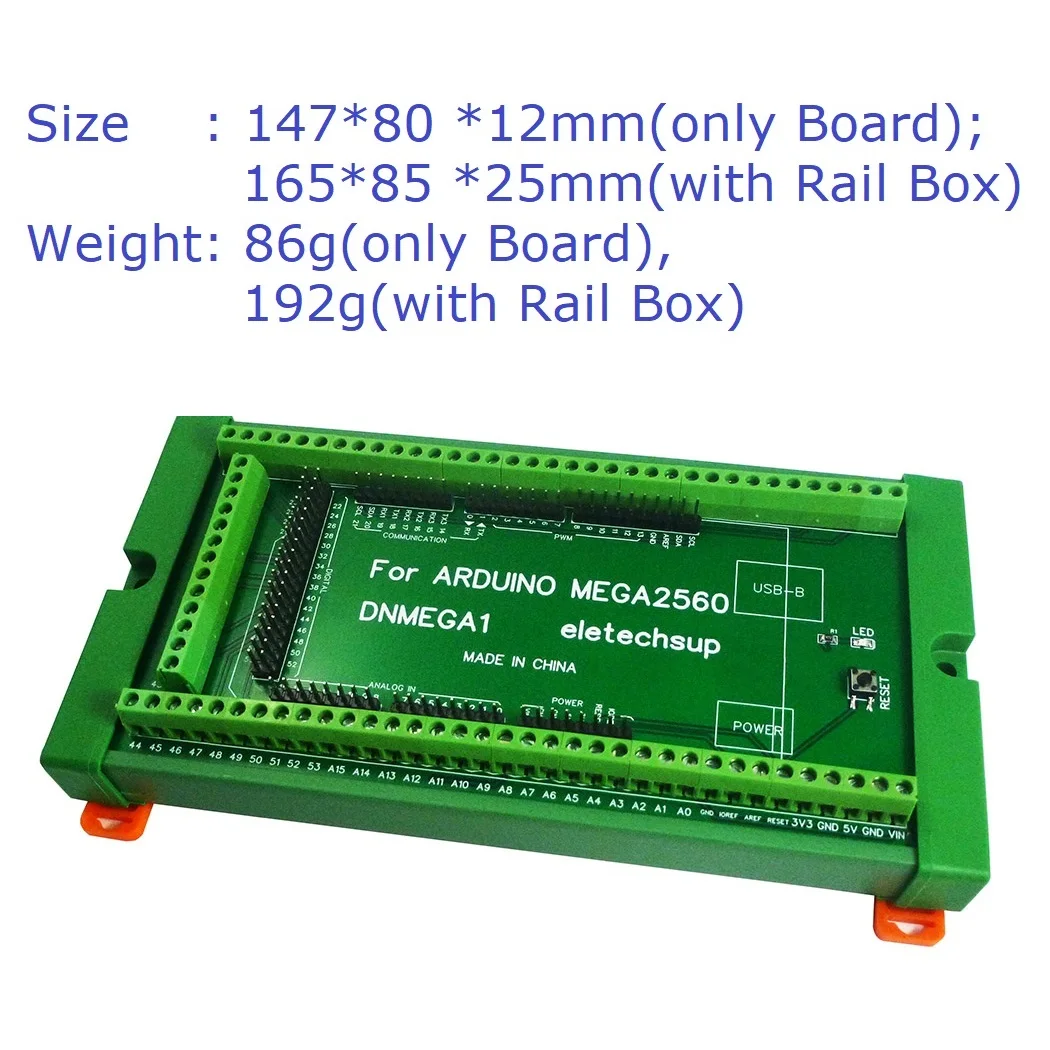 DNMEGA1 DIN-Schienenmontage-Schraubklemmenblock-Adaptermodul – Bild 5