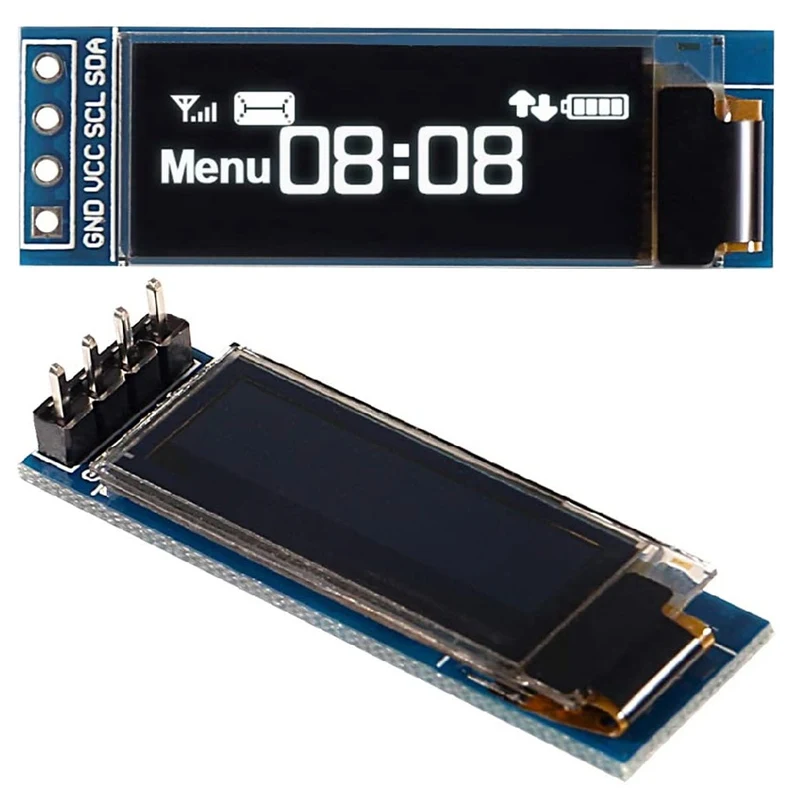 0,96 Zoll oled Display-Modul ssd1306 i2c iic spi serielle x 64 lcd 4-polig gelbblau whiteblue für Arduino