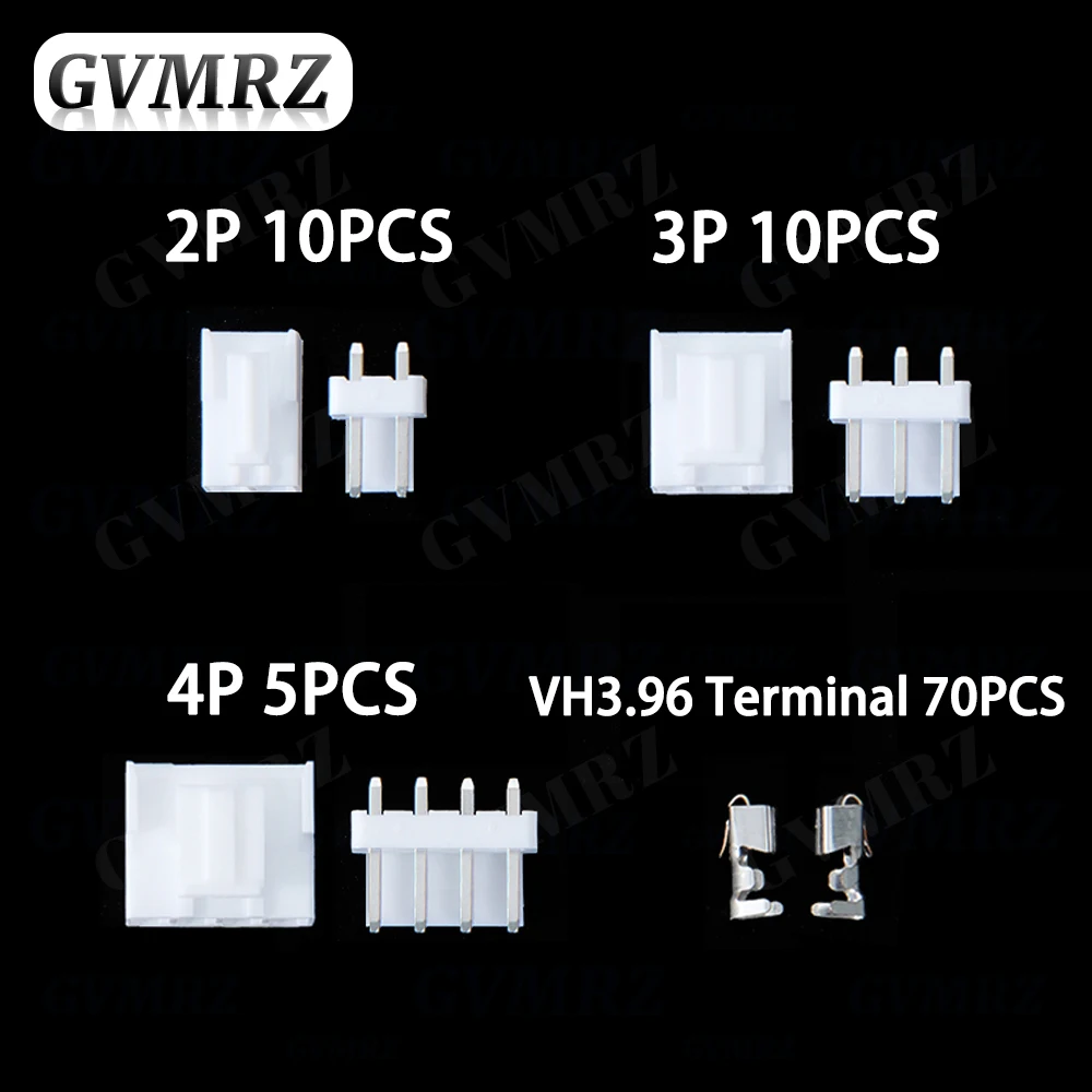 Schachtel JST VH3.96 Pin Header Stecker 2/3/4 Pin JST VH (120 Stück) – Bild 6