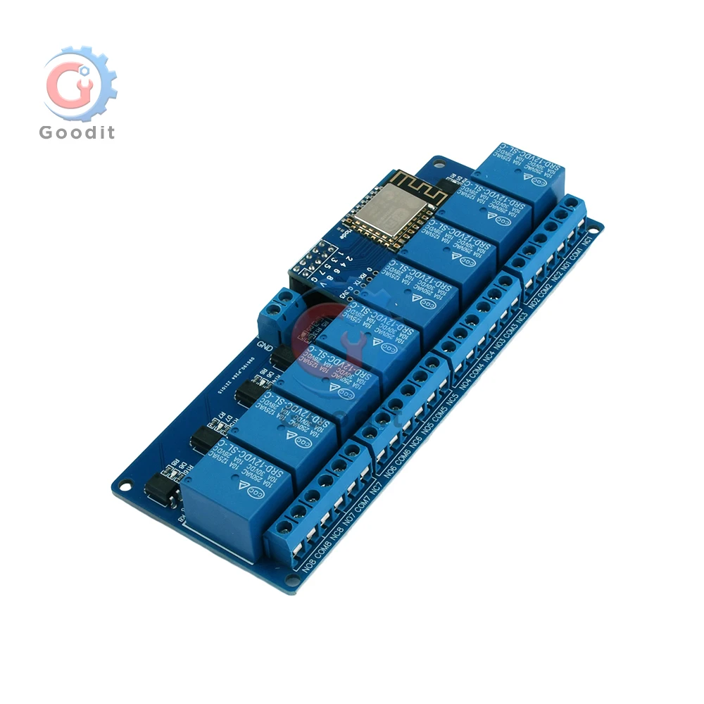 DC 5V 12V 4/8 Kanal Relaismodul High Low-Level-Trigger – Bild 3
