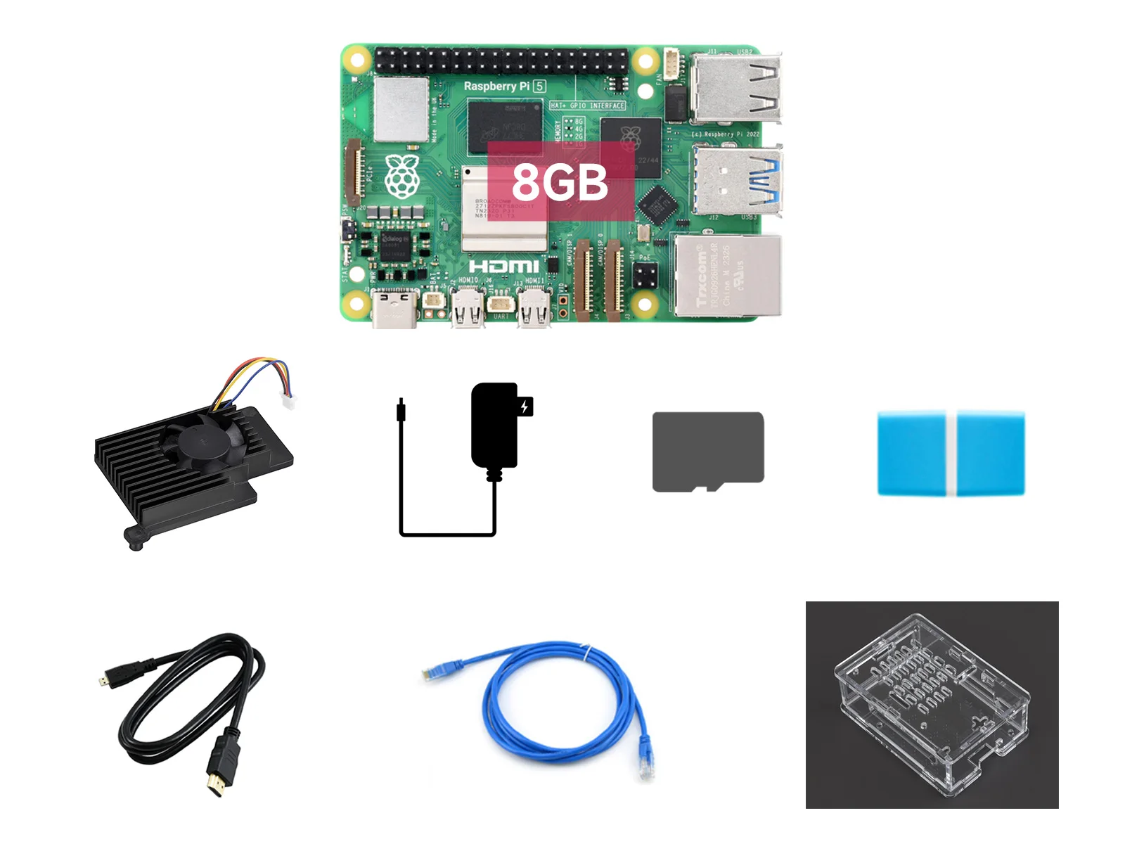 Raspberry Pi 5, Optionen für 4GB/8GB RAM, BCM2712 Prozessor, 2,4GHz – Bild 6