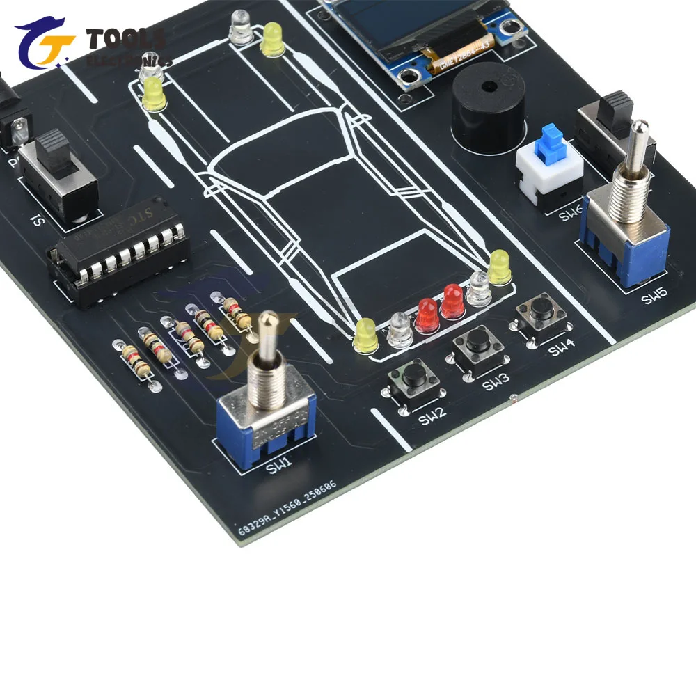 DIY Löten Praxis Kit Auto Fahren Simulator Elektronische Projekt – Bild 4