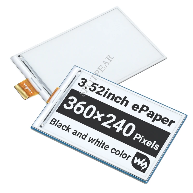 Raspberry Pi 3,52 zoll e-Papier e-Ink-Display Modul 360 × 240 SPI – Bild 3