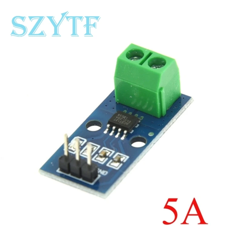 Hall-Stromsensor-Modul ACS712 Modul 5A 20A 30A Hall-Stromsensor-Modul – Bild 2