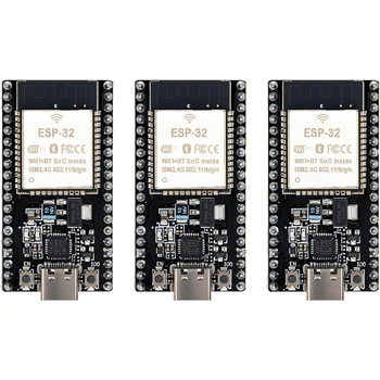 ESP32-DevKitC-32 Entwicklungsboard-Module (ESP-32D, ESP-32 CP2012 USB-C mit 38 Pins), Unterstützt