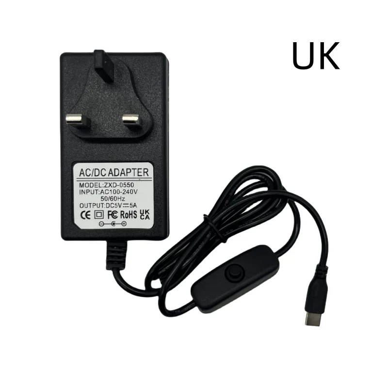 Orange Pi 5 Plus Netzteil 5V 5A Ladegerät 25W USB Typ C Netzteil EU US – Bild 4