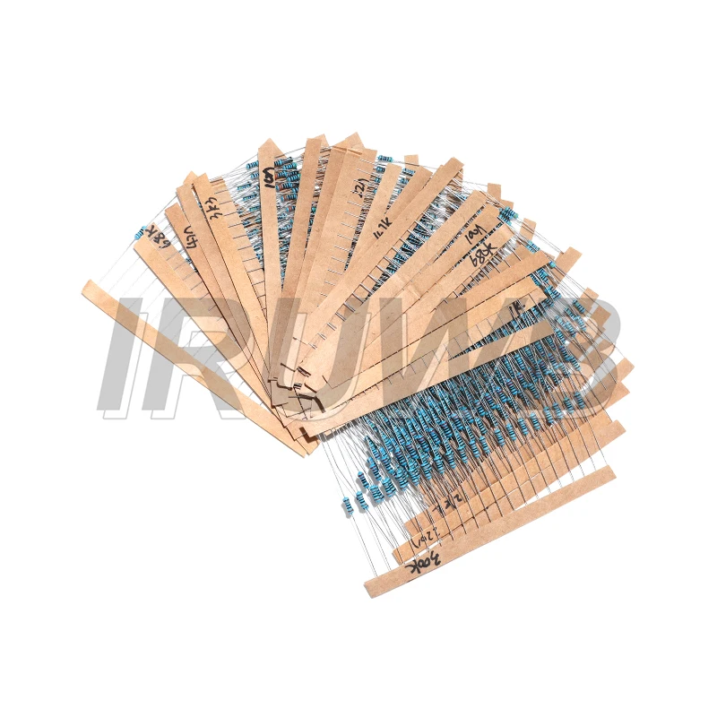 30 Arten 1/4 W Widerstand 1 % Metallschichtwiderstandspaket – Bild 3