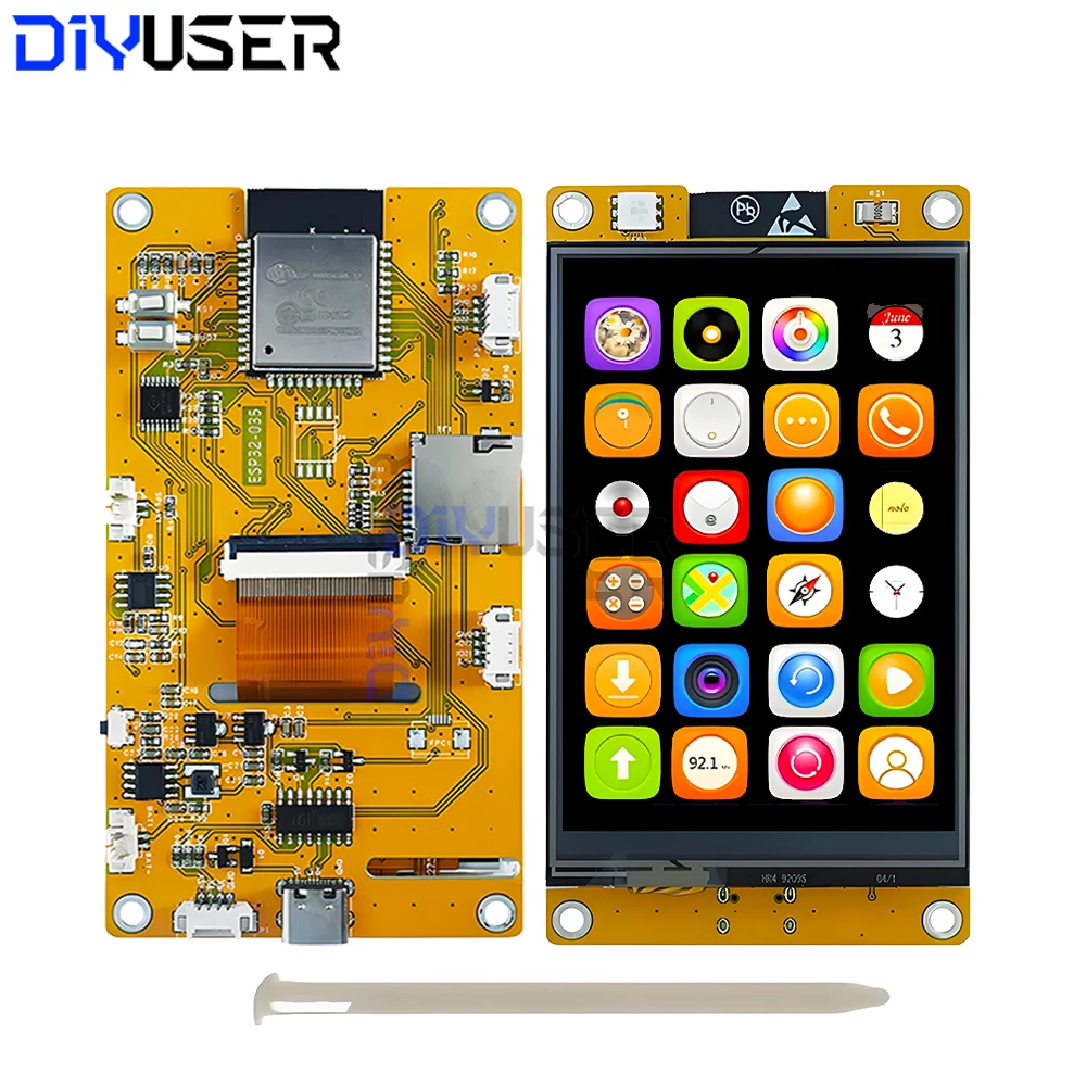 ESP32 LVGL WLAN- und Bluetooth-Entwicklungsboard 3,5 Zoll Touchscreen 240*320 Smart Display 3,5 Zoll LCD TFT