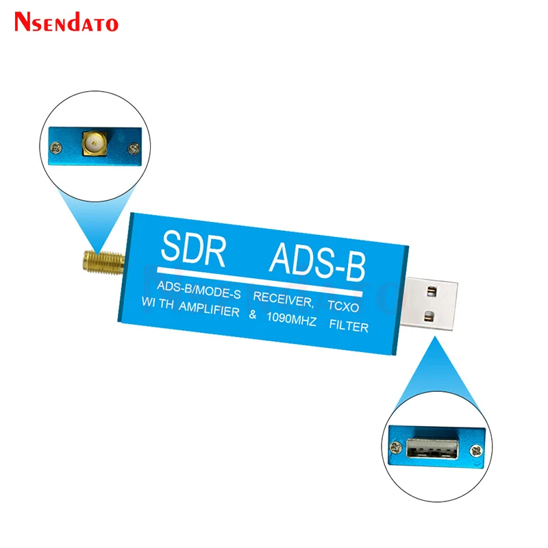 RTL2832U ADS-B Mode-S USB SDR TV-Receiver Eingebauter HF-Verstärker – Bild 4