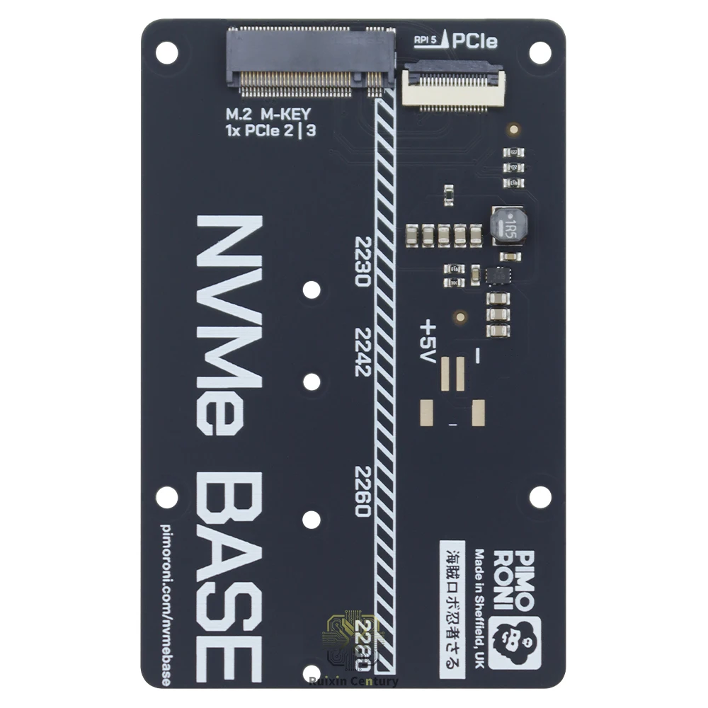 Pimoroni PIM699 NVMe Base FPGA Mezzanine-Karte FMC-Schnittstelle Raspberry Pi 5 Plattform