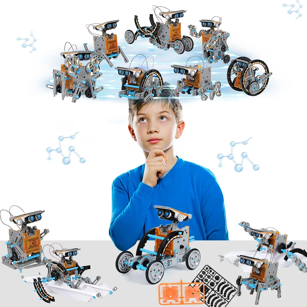 STEM 13-in-1 Bildung Solar Roboter Spielzeug DIY Gebäude Wissenschaft – Bild 4