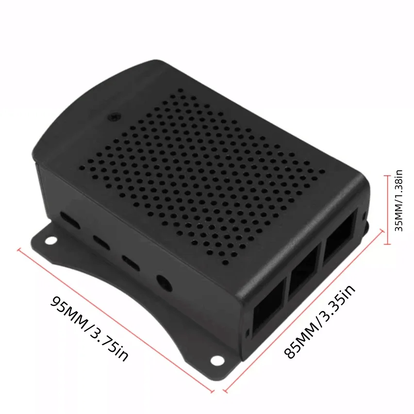Raspberry Pi 4 Aluminium legierung Gehäuse Metel Box mit hängender – Bild 5