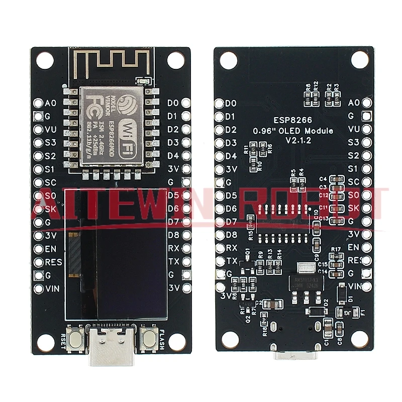 NodeMCU ESP8266 Entwicklungsboard SSD1315 0,96 Zoll OLED-Display – Bild 3