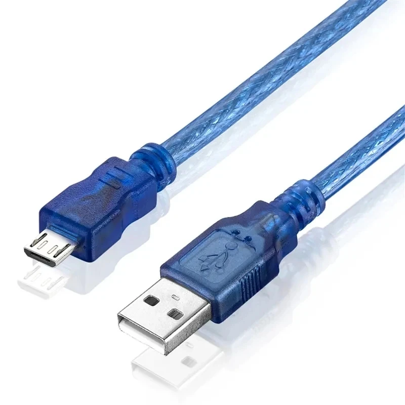 Micro-USB 2.0-Datenkabel, USB-Typ-A-Stecker auf Micro-Stecker, doppelte Abschirmung (Folie + geflochten), hohe