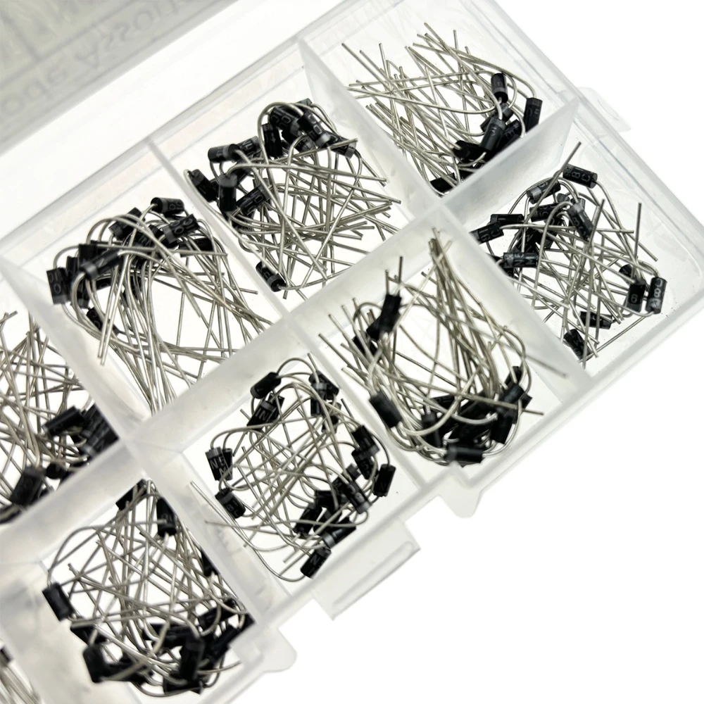 10 Werte Gleichrichterdioden-Sortiment-Set 1N4001 1N4002 (200 Stück) – Bild 4