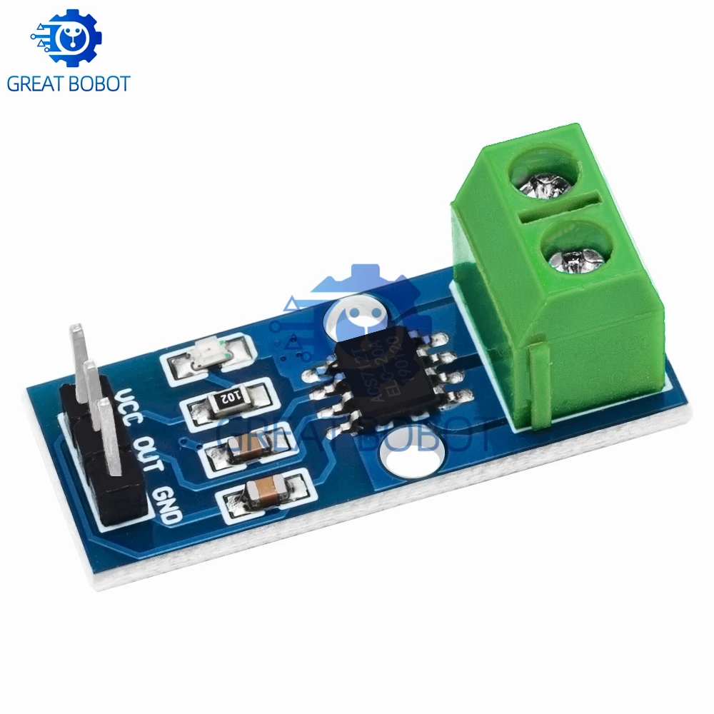 Bs 1pcs acs712 5a 20a 30a Bereich Halls trom sensor modul acs712 Modul – Bild 4