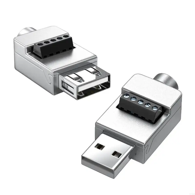 USB-Klemmenblock-Adapter, USB 2.0-Stecker, Stecker, Modul, lötfreie Schraube, Ersatz für die Übertragung