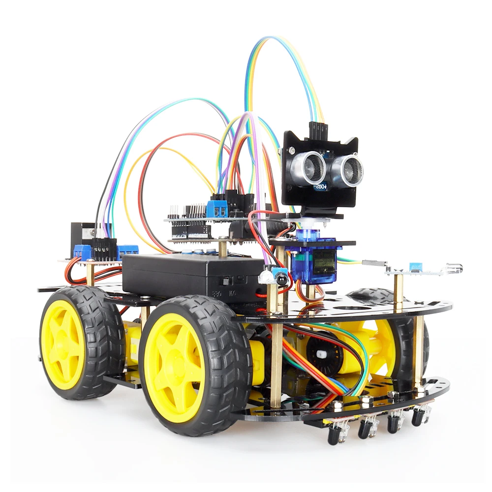 Intelligentes Roboter-Auto-Codierungsset für Arduino-Programmierung, toller Spaß, Bildung, Lernen, Roboter