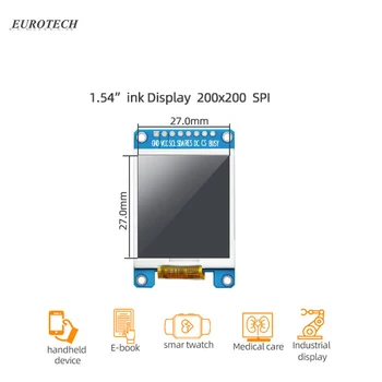 1,54 Zoll Elektronisches Papier-Tinten-Display Schwarz-Weiß EPD Elektronisches Papier E-Ink-Display