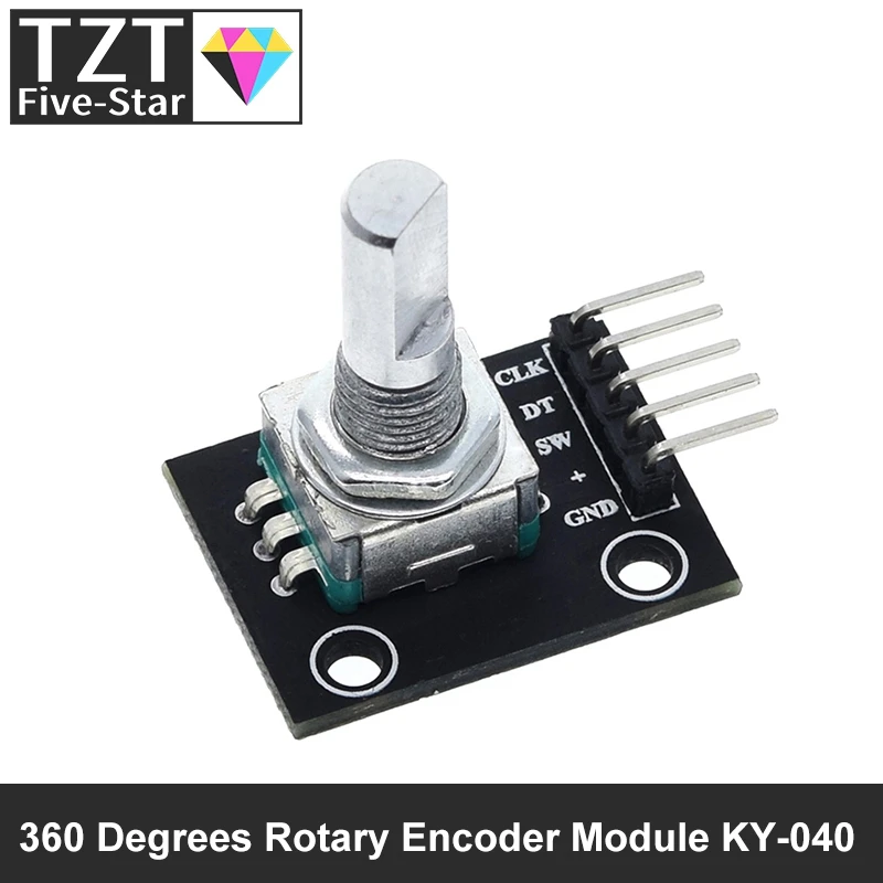 360-Grad-Drehgebermodul, Drehpotentiometer, analoges Drehknopfmodul – Bild 4