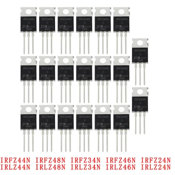 IRFZ44N IRFZ48N IRFZ46N IRFZ24N IRLZ44N IRLZ48N IRLZ34N IRLZ46N TO-220 N-Kanal Gleichrichter Power (10 Stück)