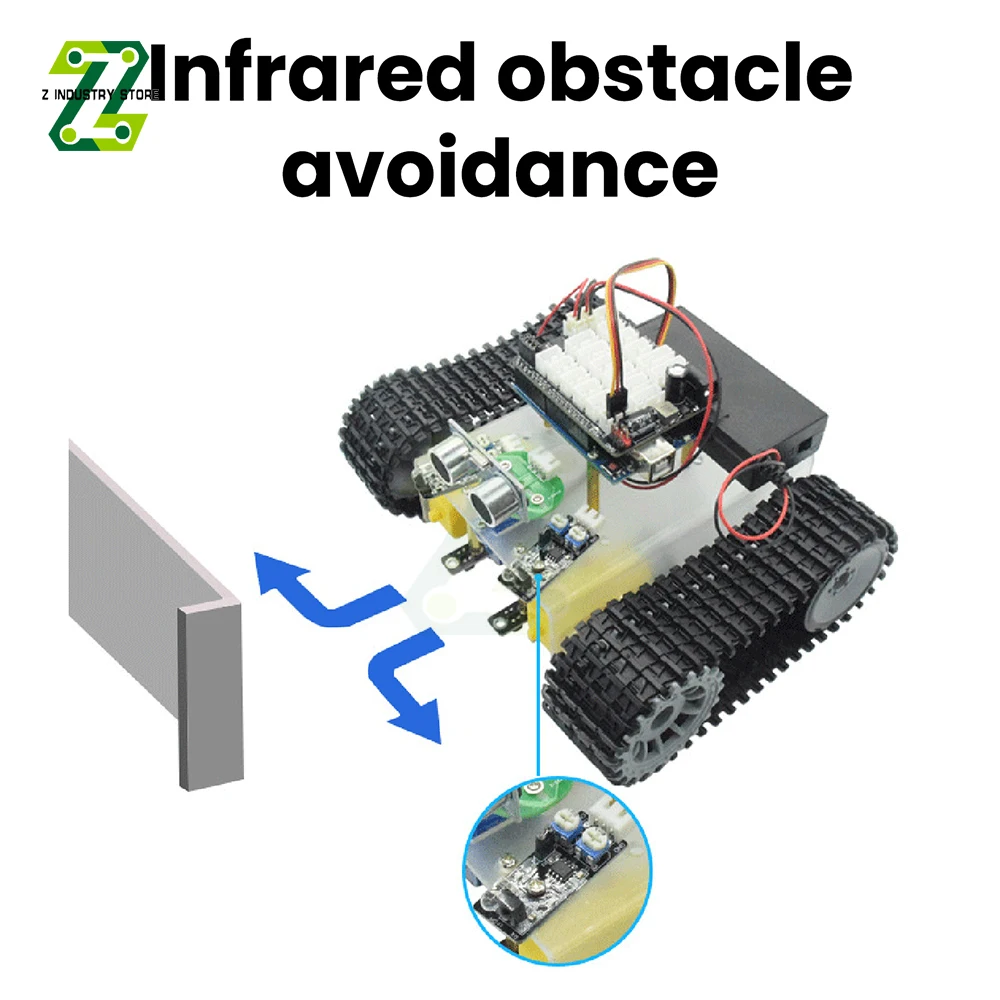 Intelligenter Roboterwagen mit Dual-Mode-Hindernisvermeidung – Bild 5