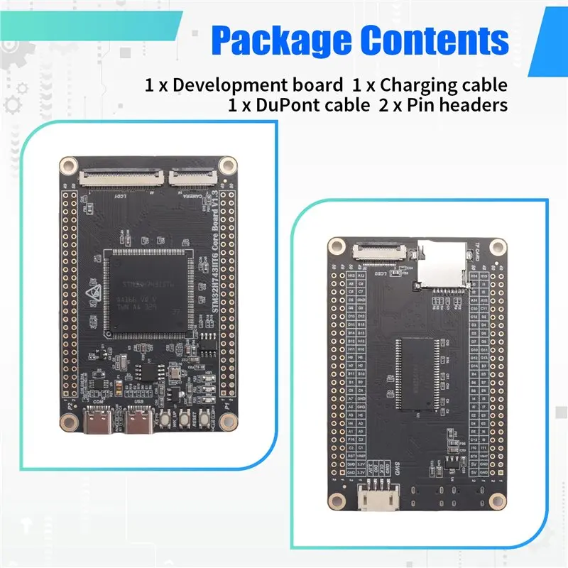 Einfach zu bedienendes STM32H7-Entwicklungssystemboard STM32H743IIT6 – Bild 5