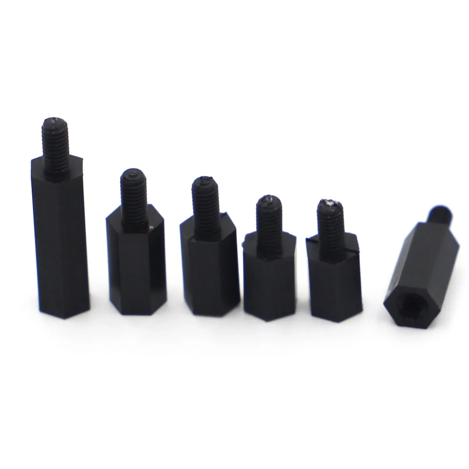 Männlich zu weiblich Nylon Abstandshalter M2 M2,5 M3 M4 * L + 6 mm – Bild 3