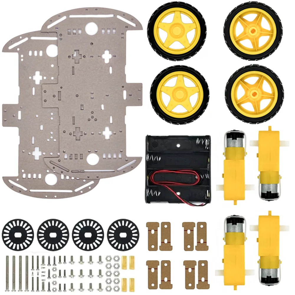 4WD Elektronisches Smart-Car-Kit für Arduino R3 Board – Bild 6