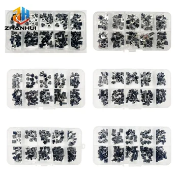 6x6mm Taktil-Schalter-Set, 10 Modelle (4,3-13mm) DIP & SMD Drucktasten, 2P/4P Mikro-Touch-Schalter (100 Stück)