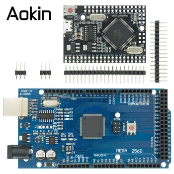 MEGA2560 R3 (ATmega2560-16AU CH340G) Pro mini MEGA2560 AVR USB-Board Entwicklungsboard MEGA2560 mit Kabel