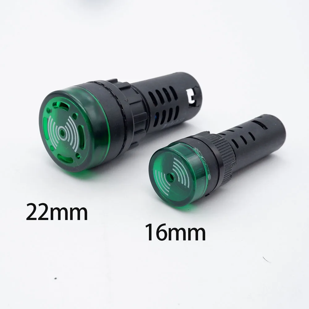 Summer 16mm 22mm Strobe Summer Alarm Kontrollleuchte Ton 12V 24V 220V – Bild 6