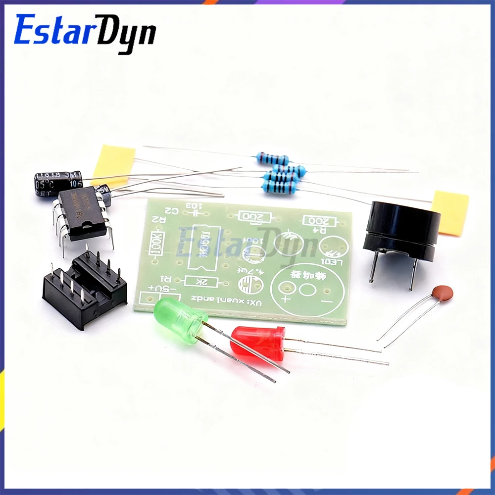 NE555 Astable Multivibrator Kit NE555P Nicht stabile Schaltung Dual – Bild 2