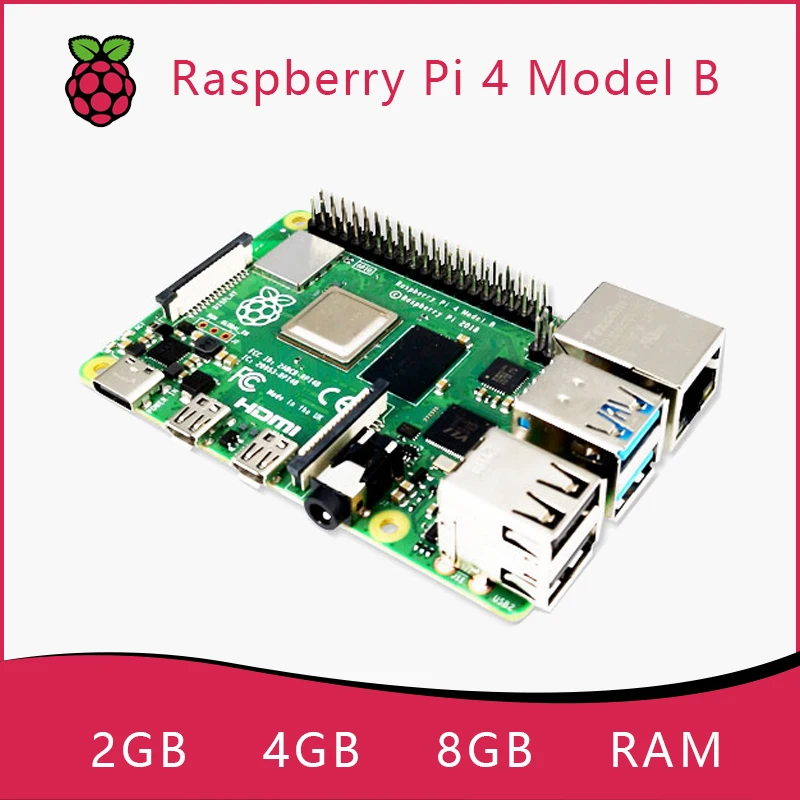 Raspberry Pi 4 Modell B Entwicklerboard-Kit RAM 2G 4G 8G 4-Kern-CPU – Bild 2