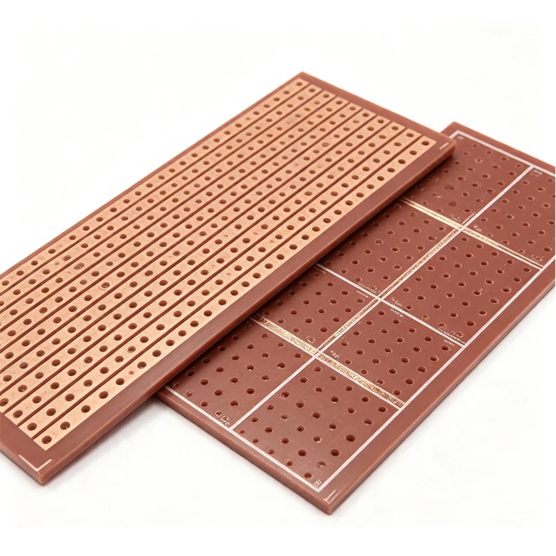 2,5x6,4cm Prototyp-Papier-Leiterplatte 2,54mm Lochabstand (10 Stück) – Bild 3