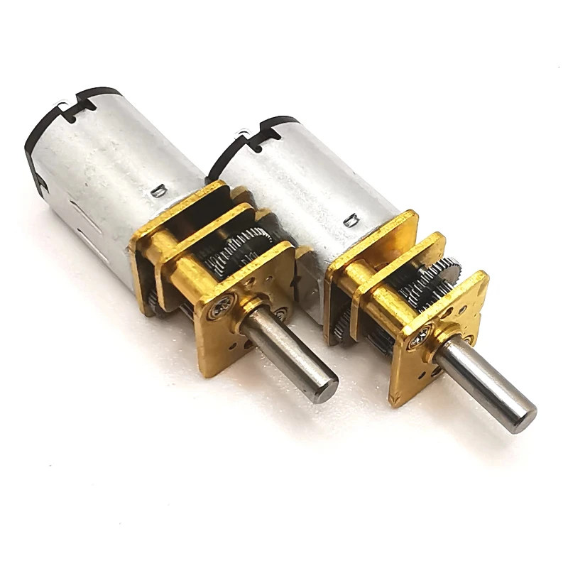 DC 3V/6V/12V N20 Mini Micro Metallgetriebemotor mit Zahnrad DC-Motoren 15/30/50/60/100/200/300/500/1000RPM