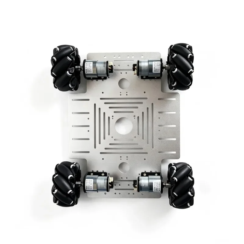 15kg Nutzlast 4WD Mecanum-Rad Roboter-Auto-Kit mit 12V-Motoren – Bild 2