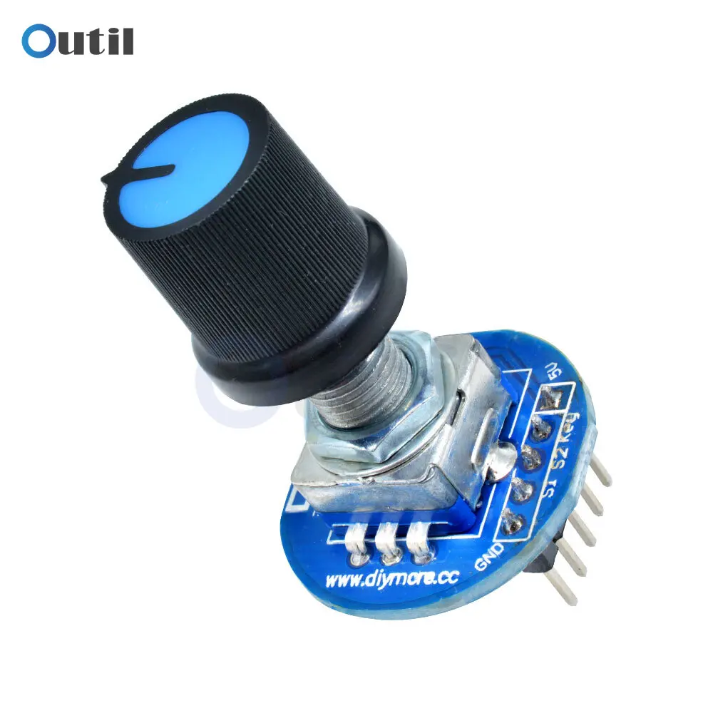 Drehgeber Modul 5V Ziegel Sensor Entwicklung Runde Audio Rotierenden – Bild 2