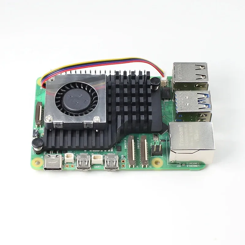 Aktiver Kühler Raspberry Pi 5 - Aluminium-Kühlkörper mit Lüfter – Bild 5