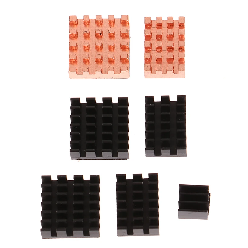 Reines Kupfer-Aluminium-Kühlkörper-Set für Orange Pi Zero 3/3B – Bild 2
