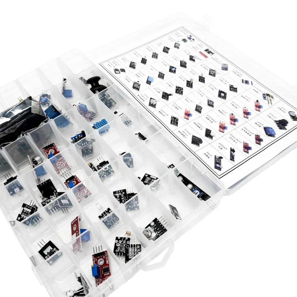 45-in-1 & 37-in-1 Sensormodule Starter-Kit für R3 Board Raspberry Pi – Bild 3