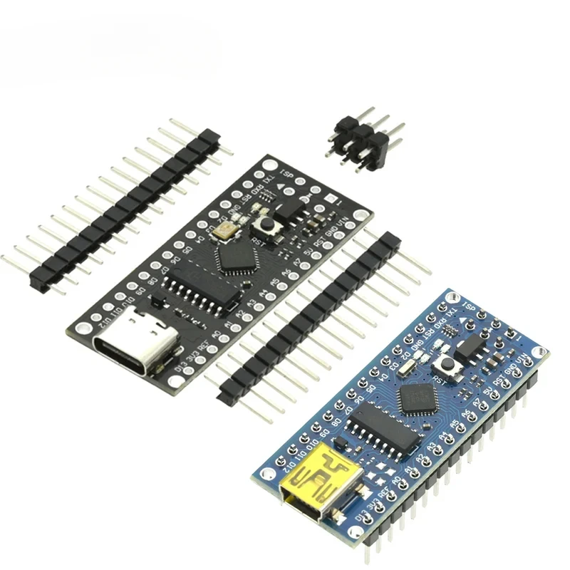 Nano V3 Atmega328P/Atmega168 MCU-Kernplatine, Löt-Entwicklungsplatine, verbesserte Version, Modul für Arduino