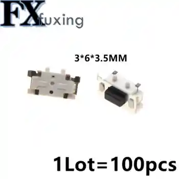 Micro Takt Schalter Touch 3*6*3,5 3x6x3,5 SMD Für MP3 MP4 tablet PC Taste Bluetooth Headset (100 Stück)