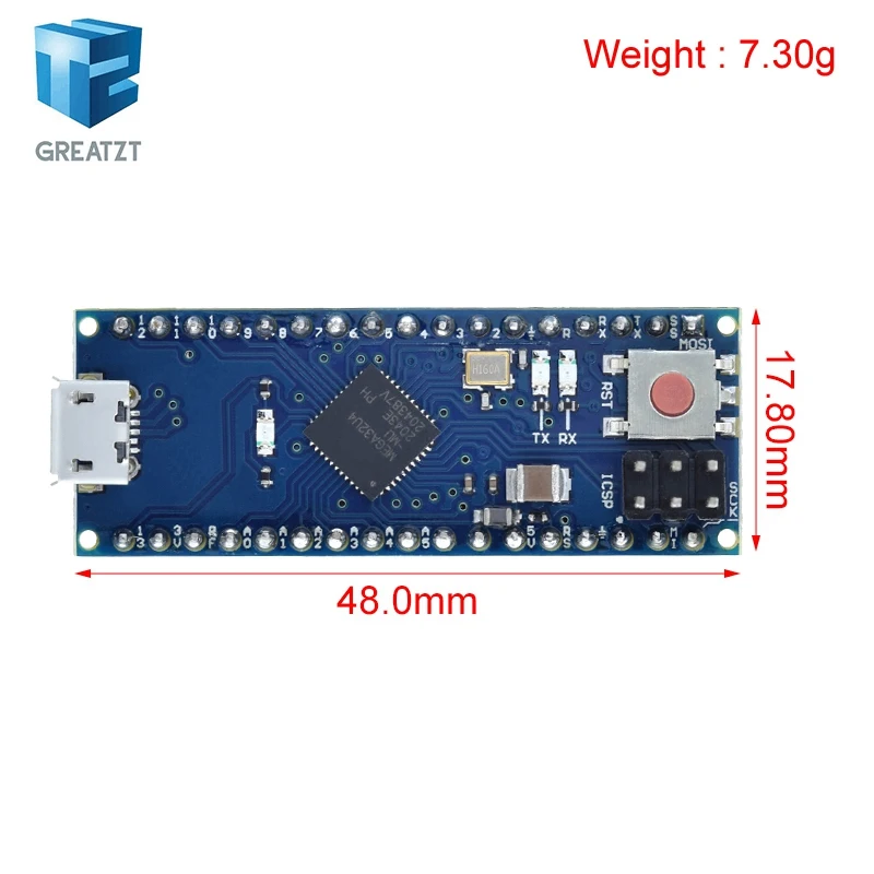 GREATZT ATmega32u4 5V 16Mhz Expansion Board Modul Für Arduino Micro – Bild 2