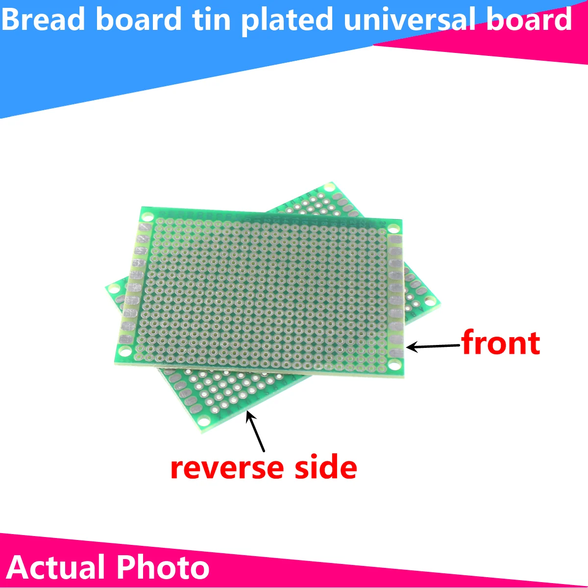 2x8 3x7 4x6 5x7 7x9 8x12 9x15 12x18 20x30cm doppelseitiger Prototyp Leiterplatte verzinnt General DIY Board