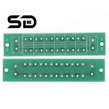 Mini-Stromverteilerplatine, 5/7,5 mm Rastermaß, Schraubklemmen-Adapterplatine für DIY-Elektronikprojekte
