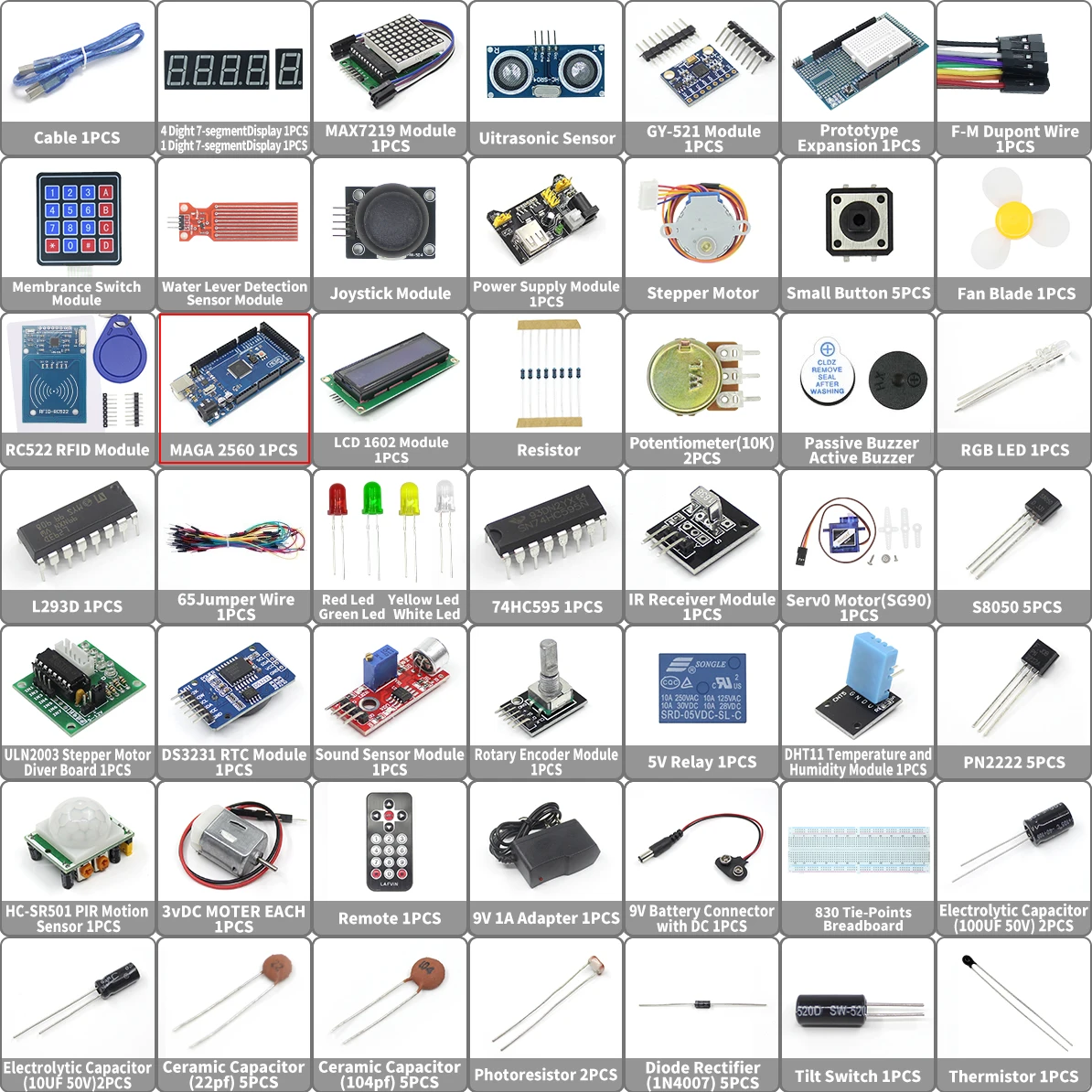 EQV MEGA 2560-Projekt Das umfassendste Starterkit für Arduino Mega2560 – Bild 5