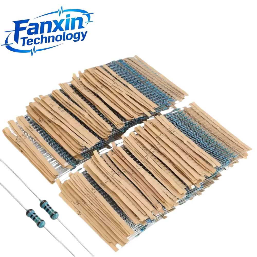 130 Werte 1/4W 0,25W 1% Metallfilm-Widerstände Sortiertes Paket-Set – Bild 4